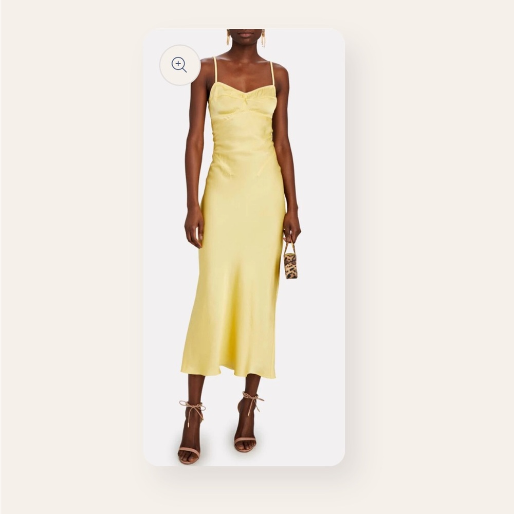 Anna October Yellow Waterlily Dress